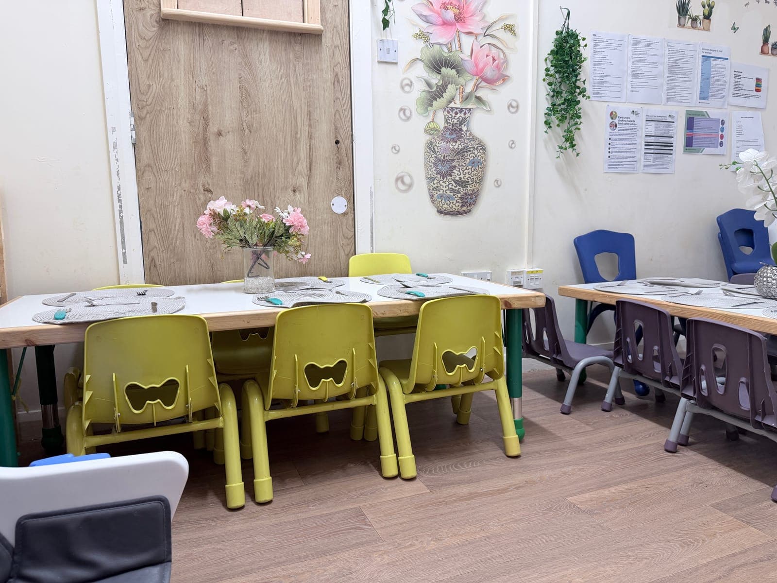 Parents and children cooking together