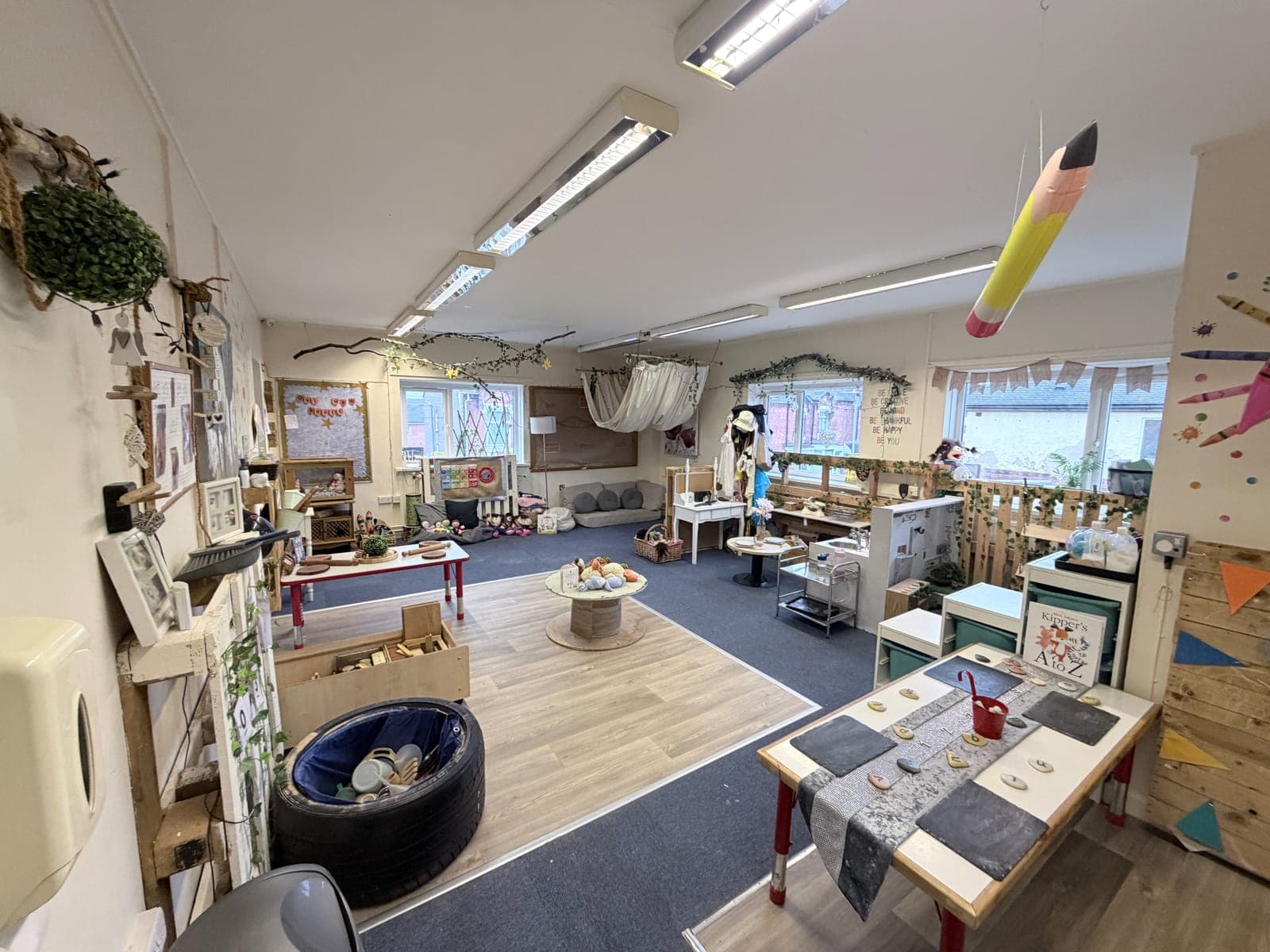 Our Curiosity Approach pre-school room